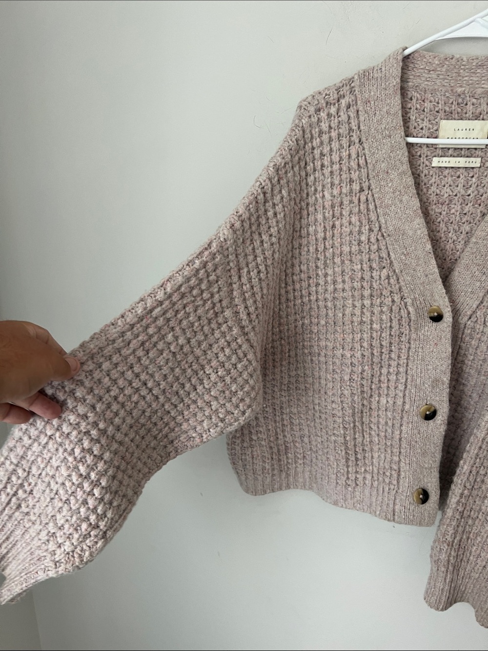 Lauren Manoogian Alpaca Wool Chunky Cardigan OS 🔹 - Picture 3 of 11
